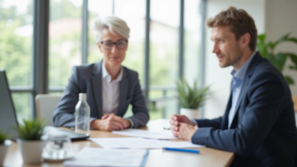 Profesionální porada o energetice u stolu s dokumenty a notebookem