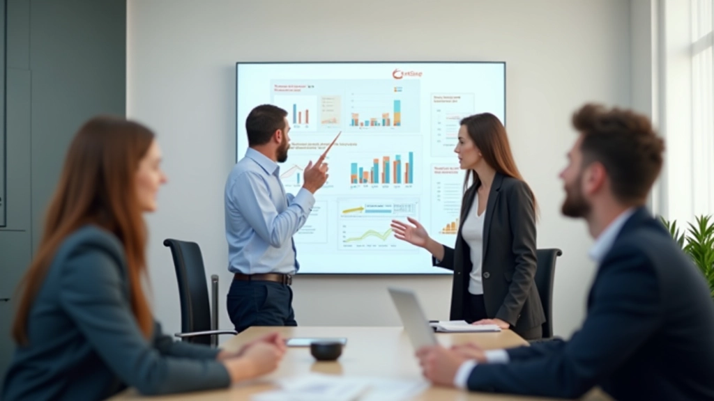Vědecký tým při setkání, diskuse o energetických datech a grafech na whiteboard